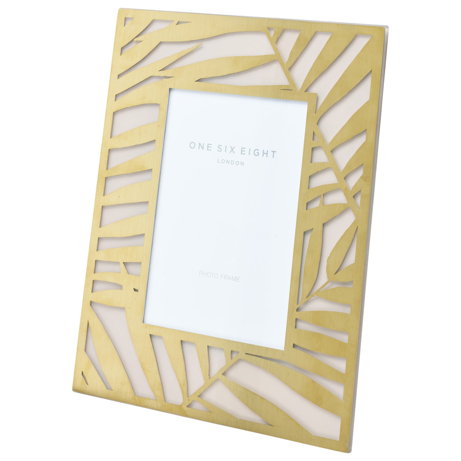 Tropical Leaf Golden Metal Picture Frame (Available in 2 Sizes)