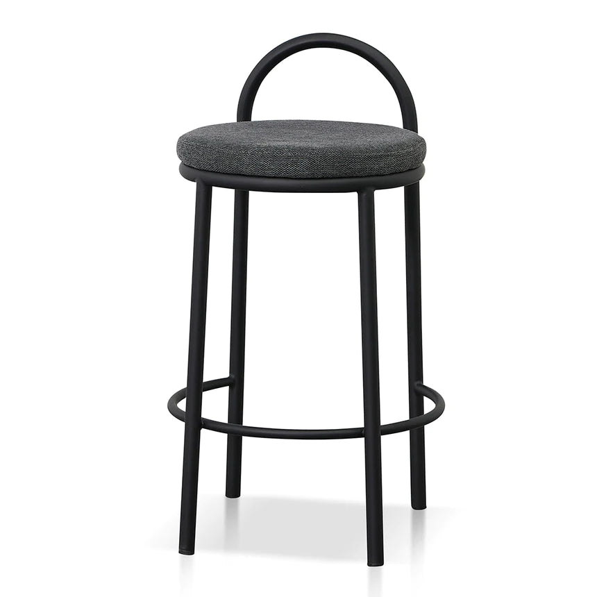 Tropical Twist Bar Stool - Charcoal Grey (Set of 2)