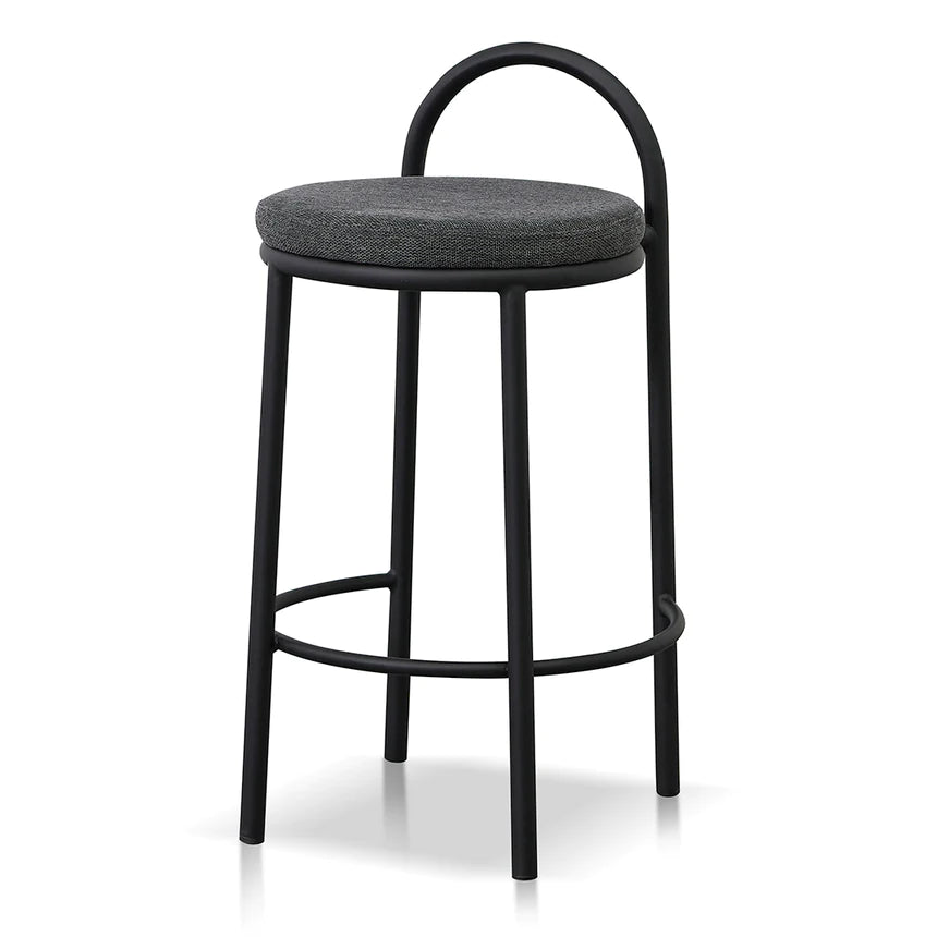 Tropical Twist Bar Stool - Charcoal Grey (Set of 2)