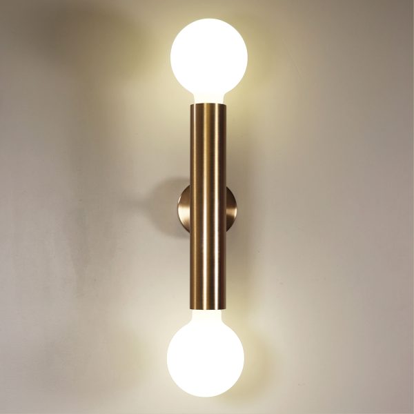 Twin Metal Vanity Wall Light (Available in 3 Colors)