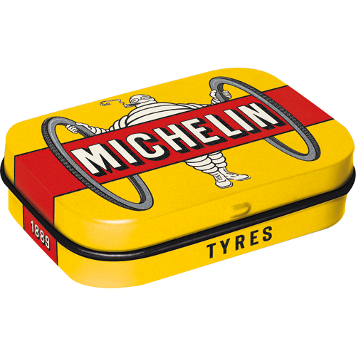 "Tyres Bibendum Yellow" Pet Treat Storage Tins