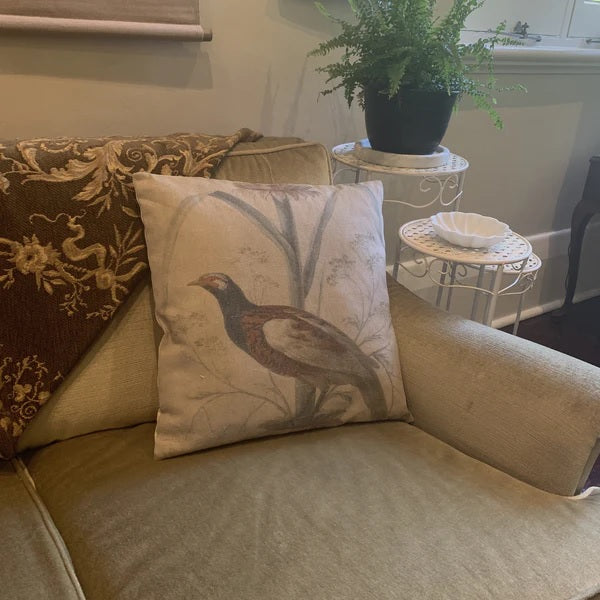 Unique Bird Printed Cushion 45x45cms