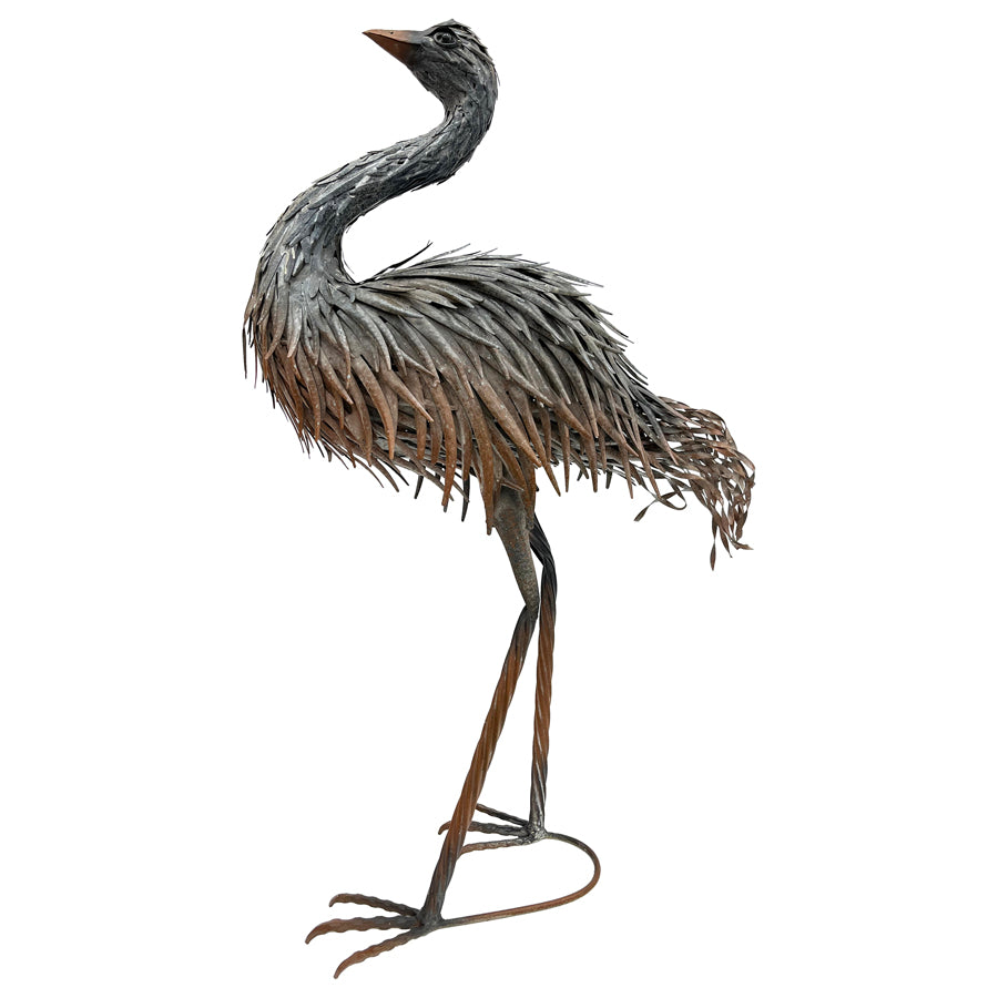 Unique Creation Rust-Grey Emu Figurine 86cms