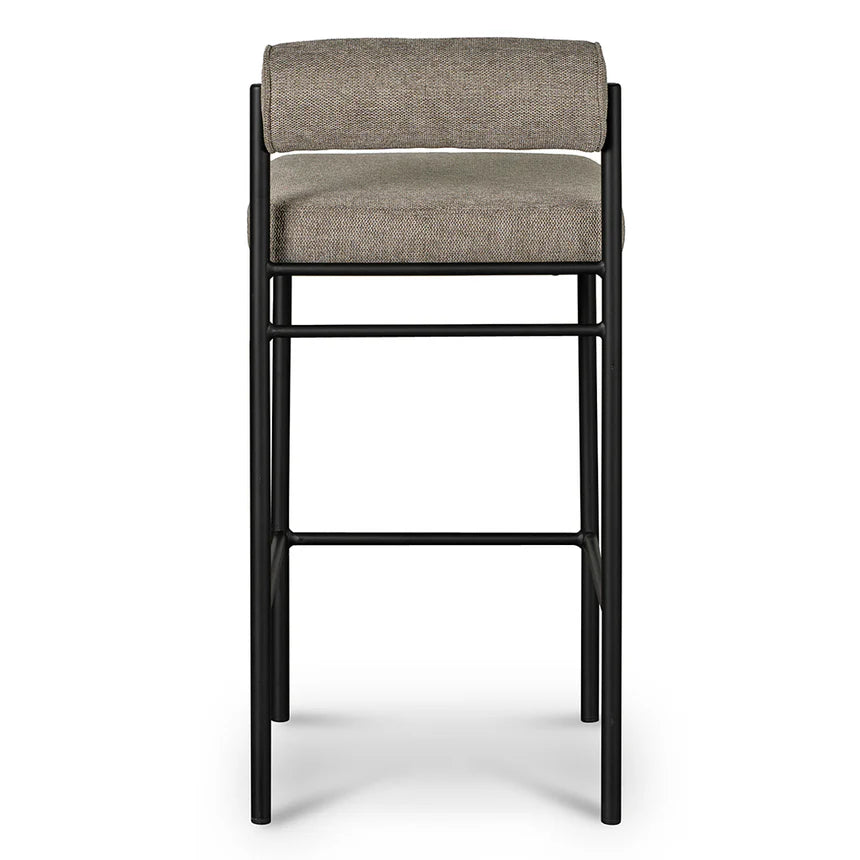 Unique Design Black Elm Barstool - Grey