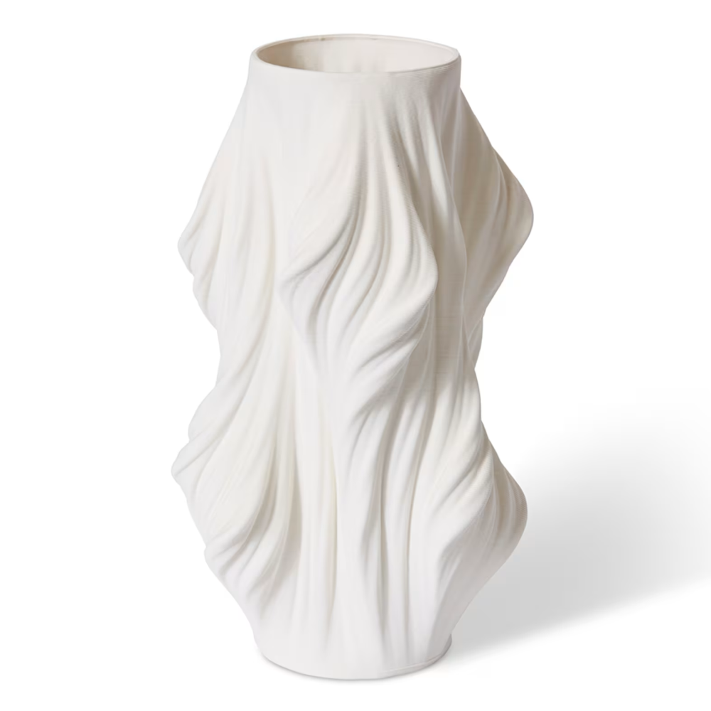 Unique Designer White Blanca Vase - 41cms