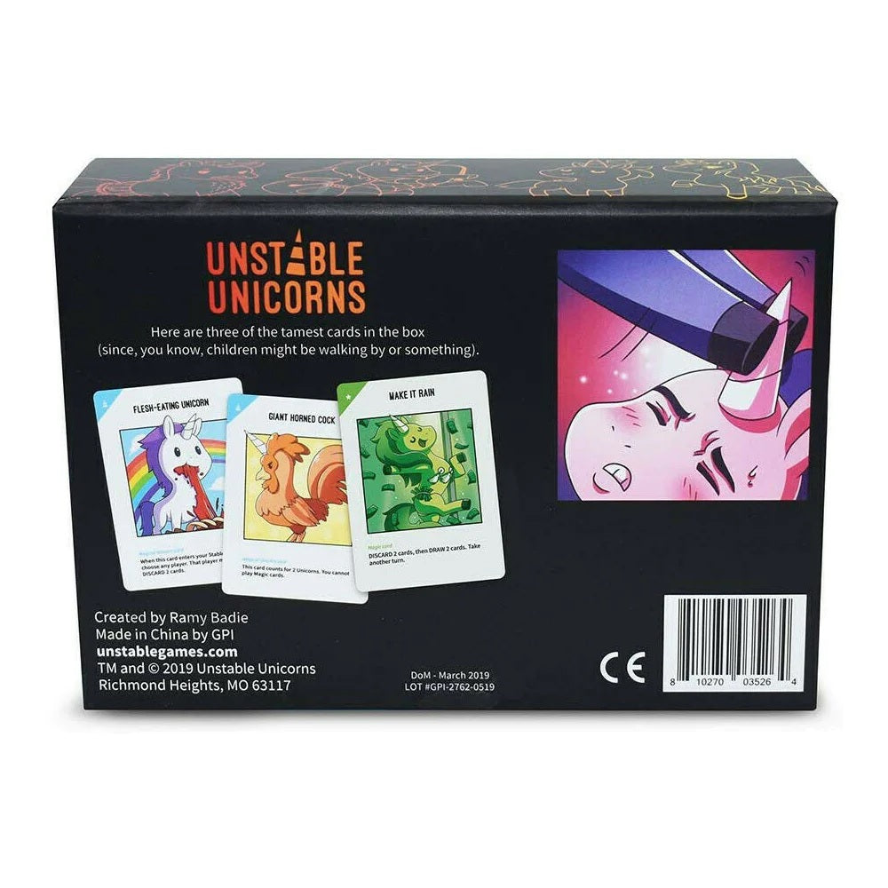 Unstable Unicorns NSFW Base Game