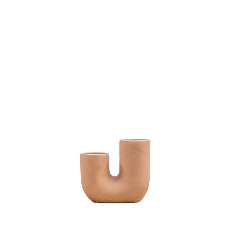 Unusual Vase in Neutral Matt Tone (Available in 2 Colors)