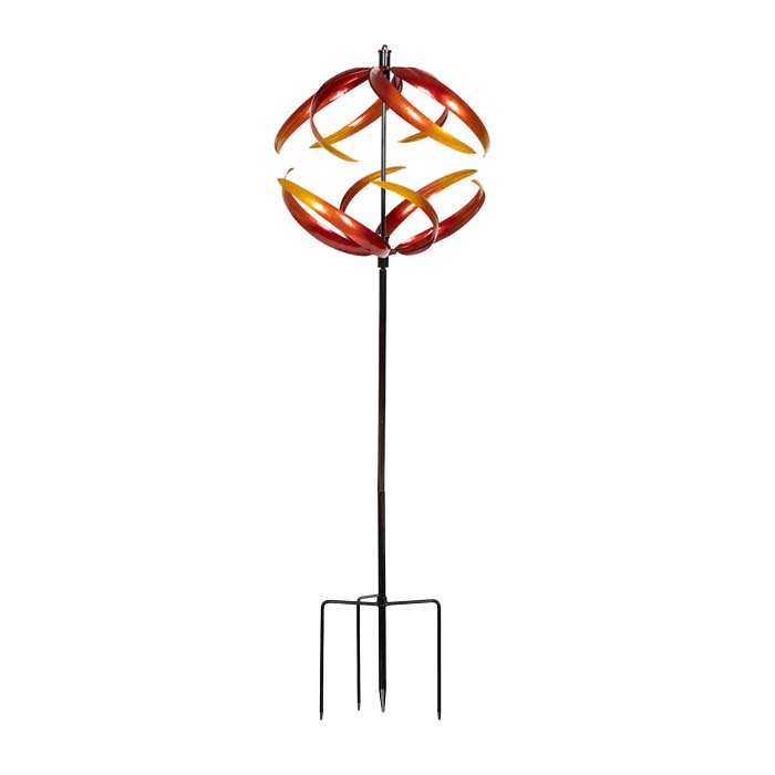 Upwind Downwind Garden Wind Spinner - Flame