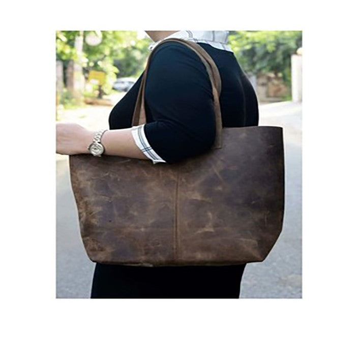 Urban Elegance Leather Tote Bag