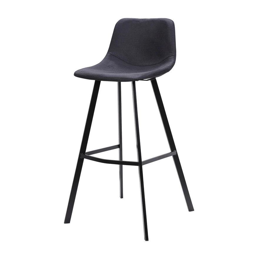 Urban Glamour Bar Chair Stool - Black (Set of 2)