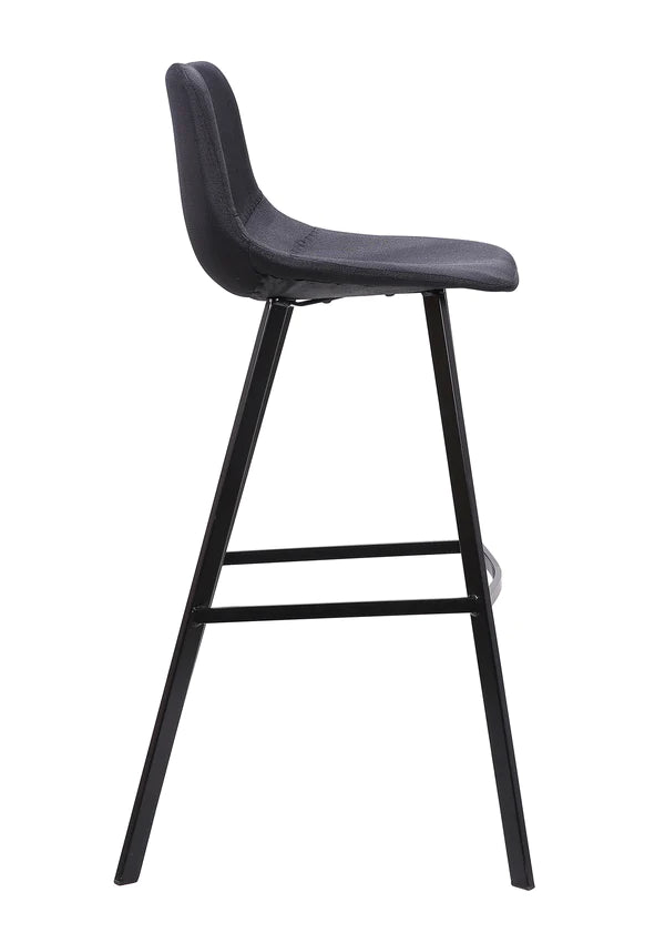 Urban Glamour Bar Chair Stool - Black (Set of 2)