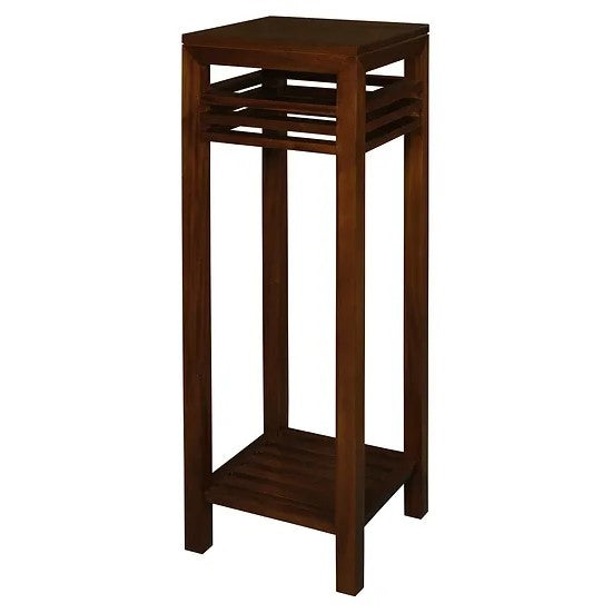 Utility Stripe Plant Stand - Brown