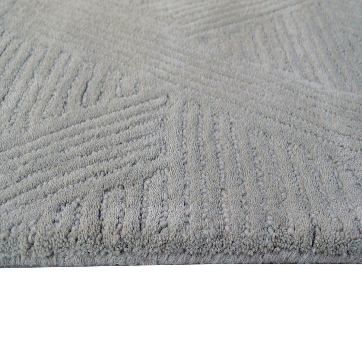 Utopia Handmade Woolen Rug - Grey (Available in 3 Sizes)