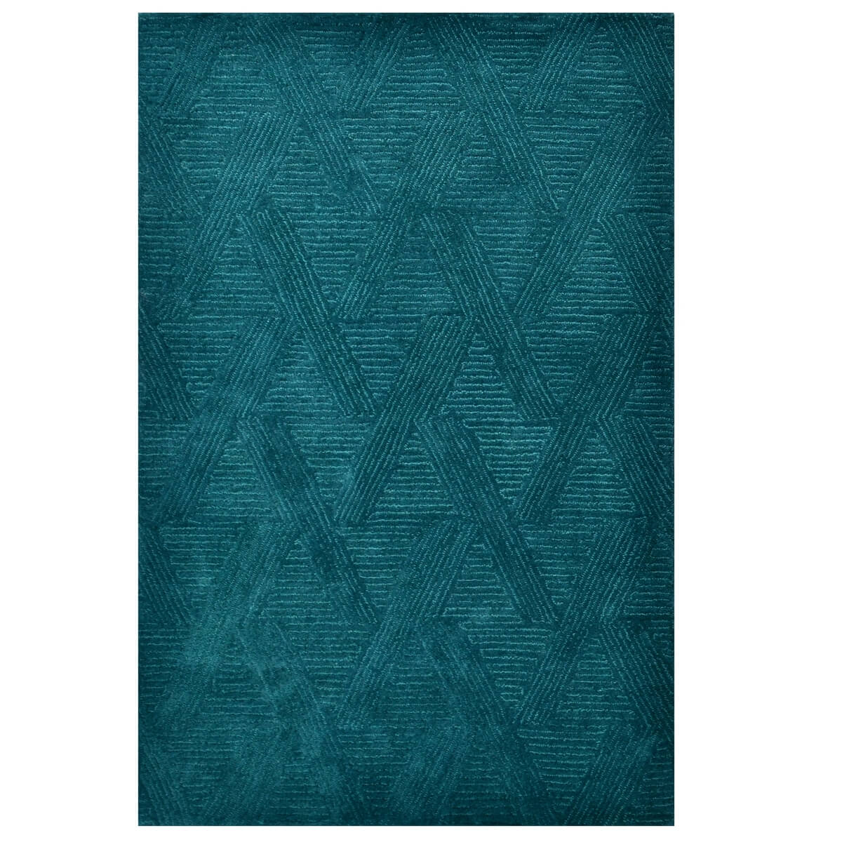 Utopia Handmade Woolen Rug - Turquoise (Available in 3 Sizes)