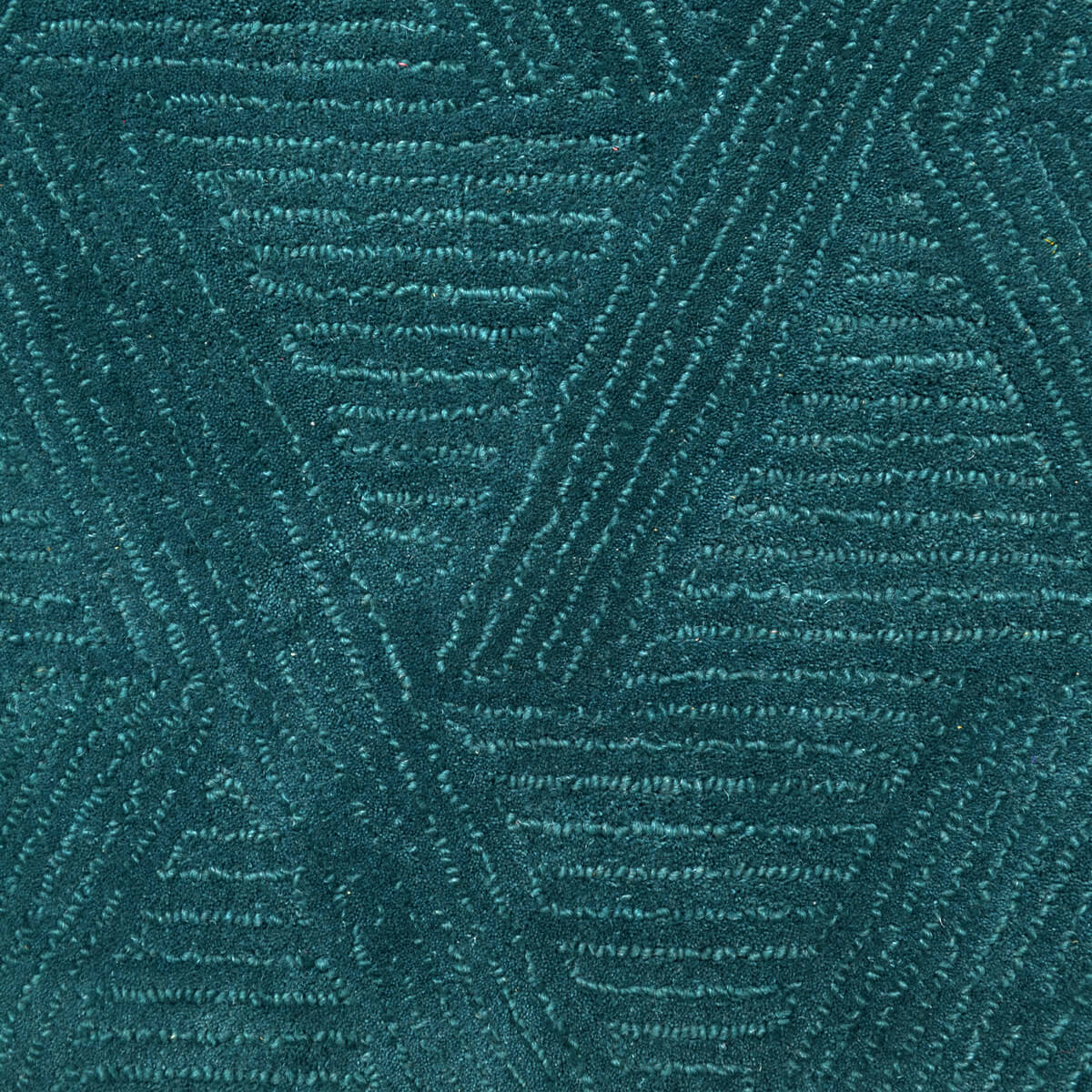 Utopia Handmade Woolen Rug - Turquoise (Available in 3 Sizes)