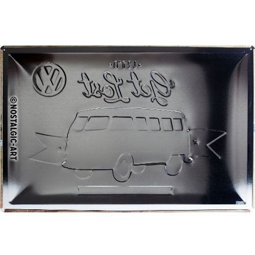 VW - Let's Get Lost Metal Sign (Available In 2 Sizes)