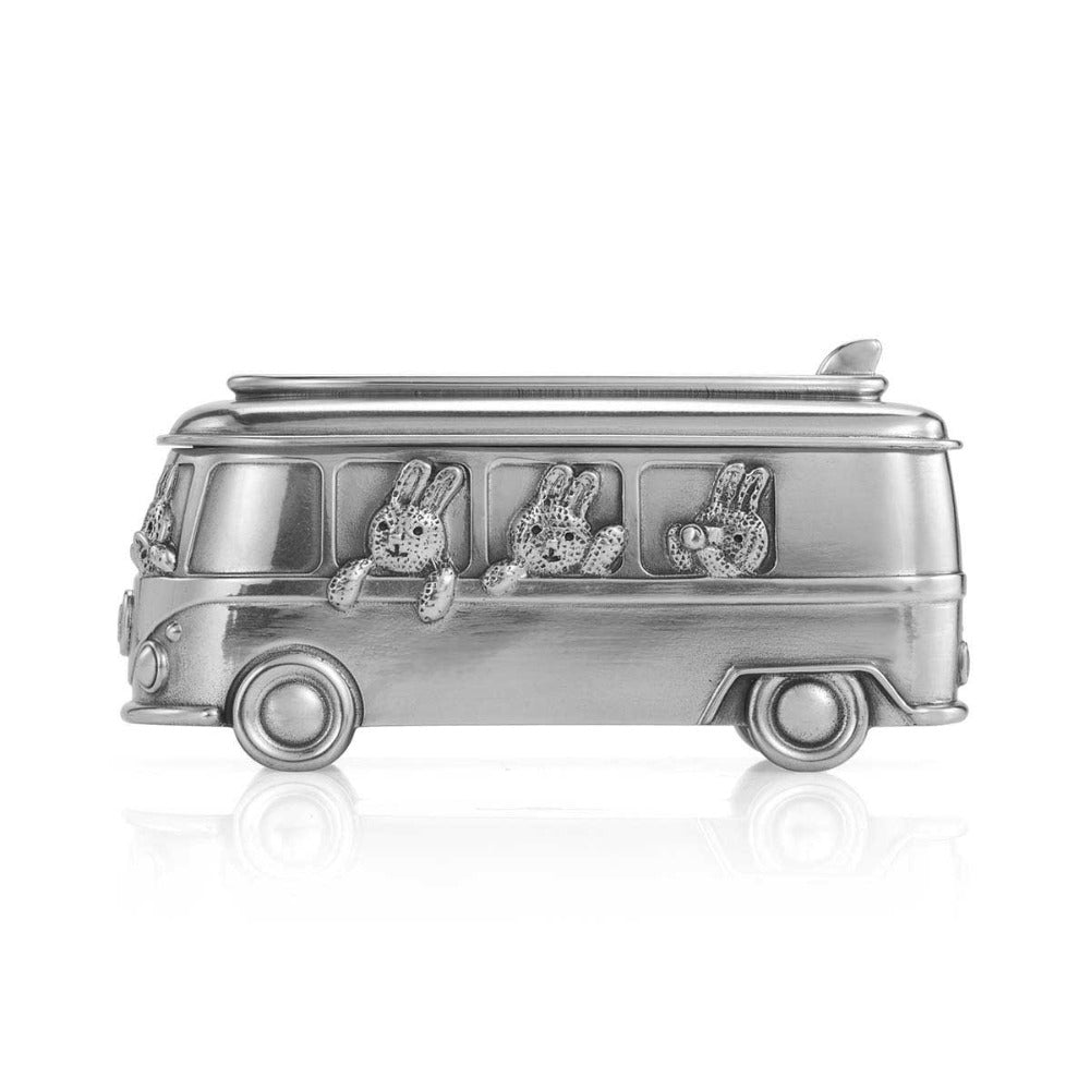 Royal Selangor Bunnies Kombi Surfie Pewter Van Container