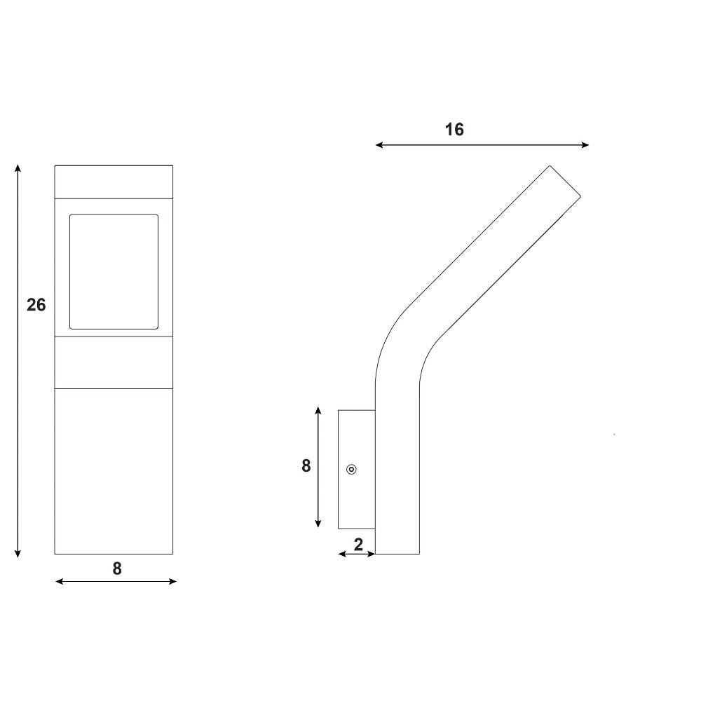 Vanguard Modern Outdoor Wall Light