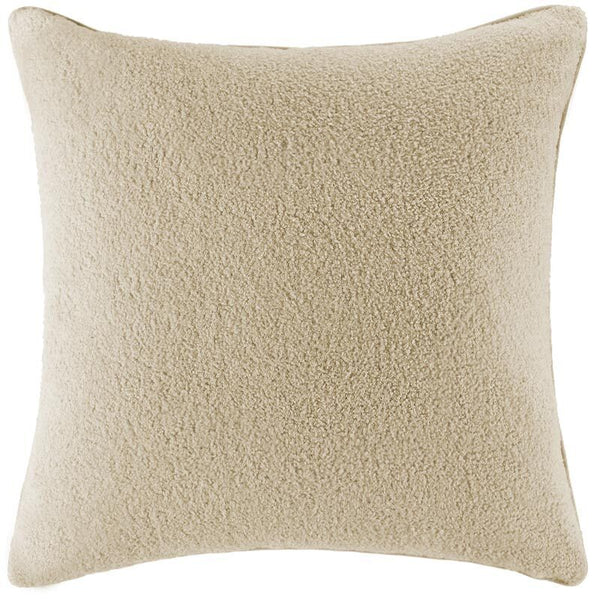 Vanilla Cream Boucle Cushion with Feather Insert - 60x60cms