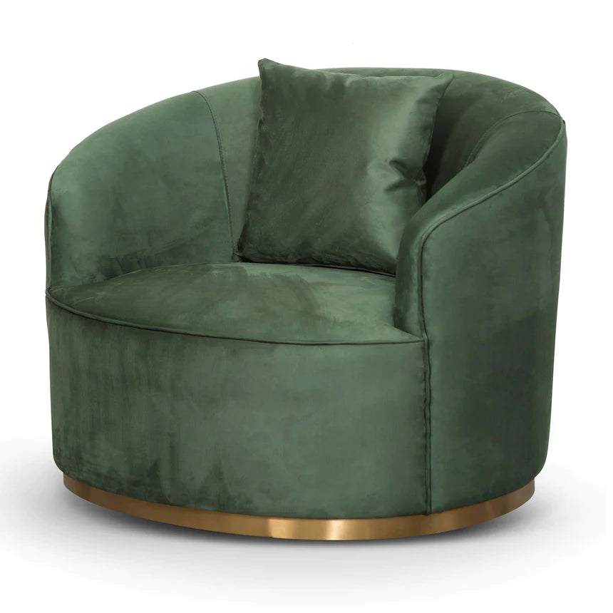 Velvet Radiance Lounge Armchair