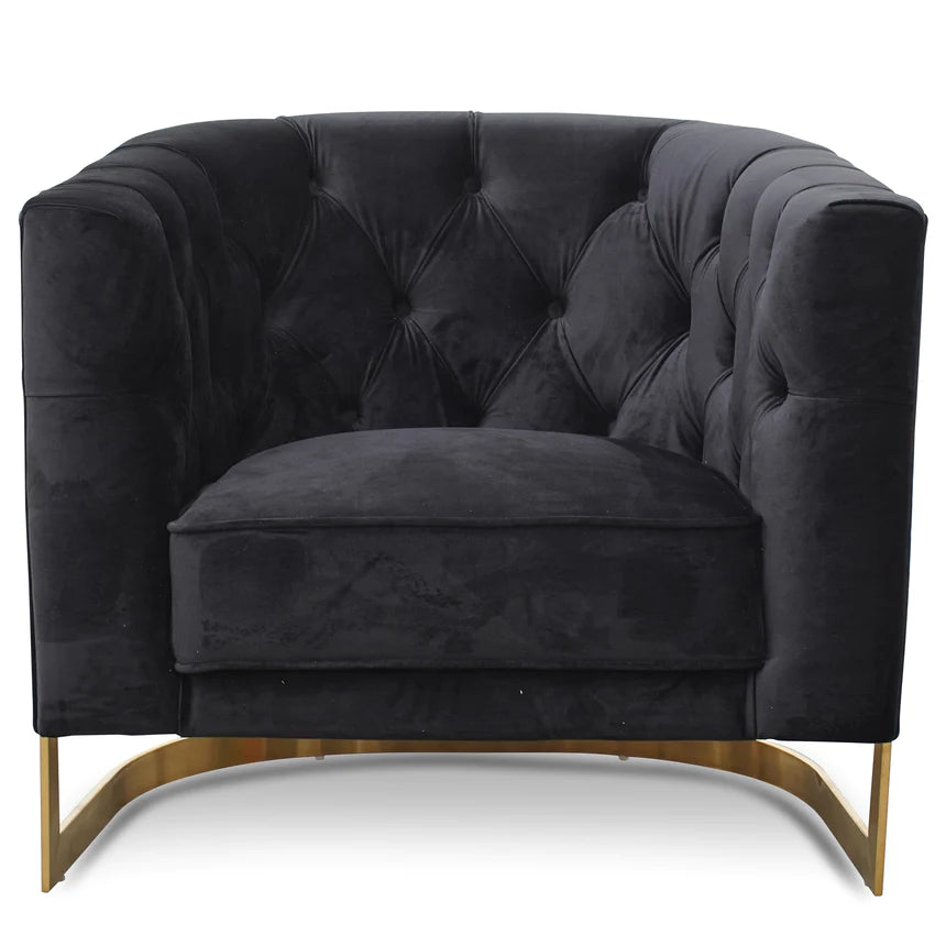 Velvet Veil Lounge Armchair (Available in 2 Colors)