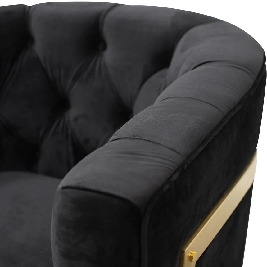 Velvet Veil Lounge Armchair (Available in 2 Colors)