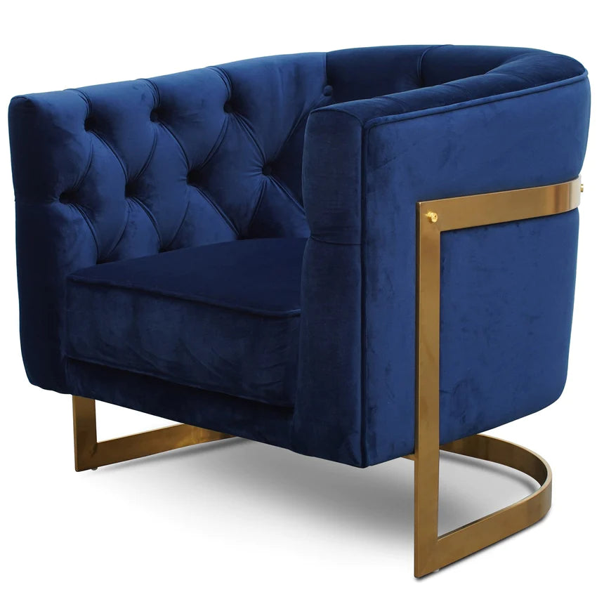 Velvet Veil Lounge Armchair (Available in 2 Colors)