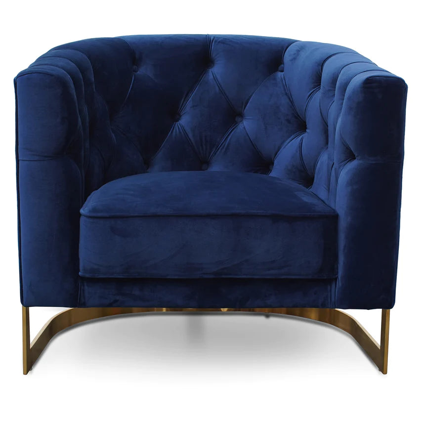 Velvet Veil Lounge Armchair (Available in 2 Colors)