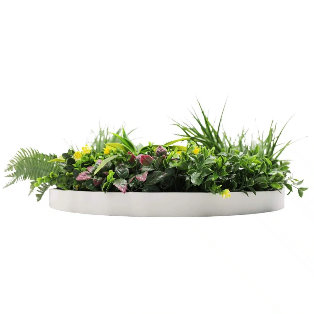 Verdant Whirl Artificial Wall Disc 60cms