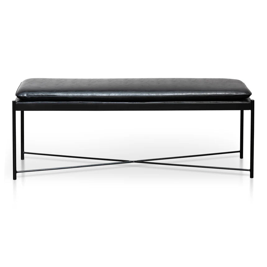 Versatile Accent Ottoman 132cms - Black