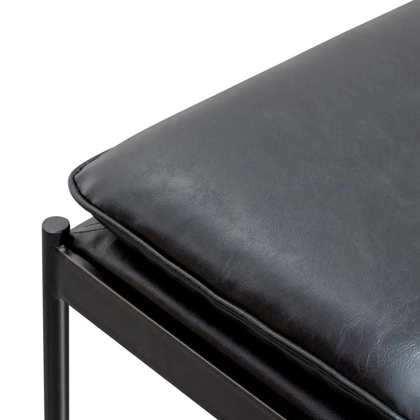 Versatile Accent Ottoman 132cms - Black