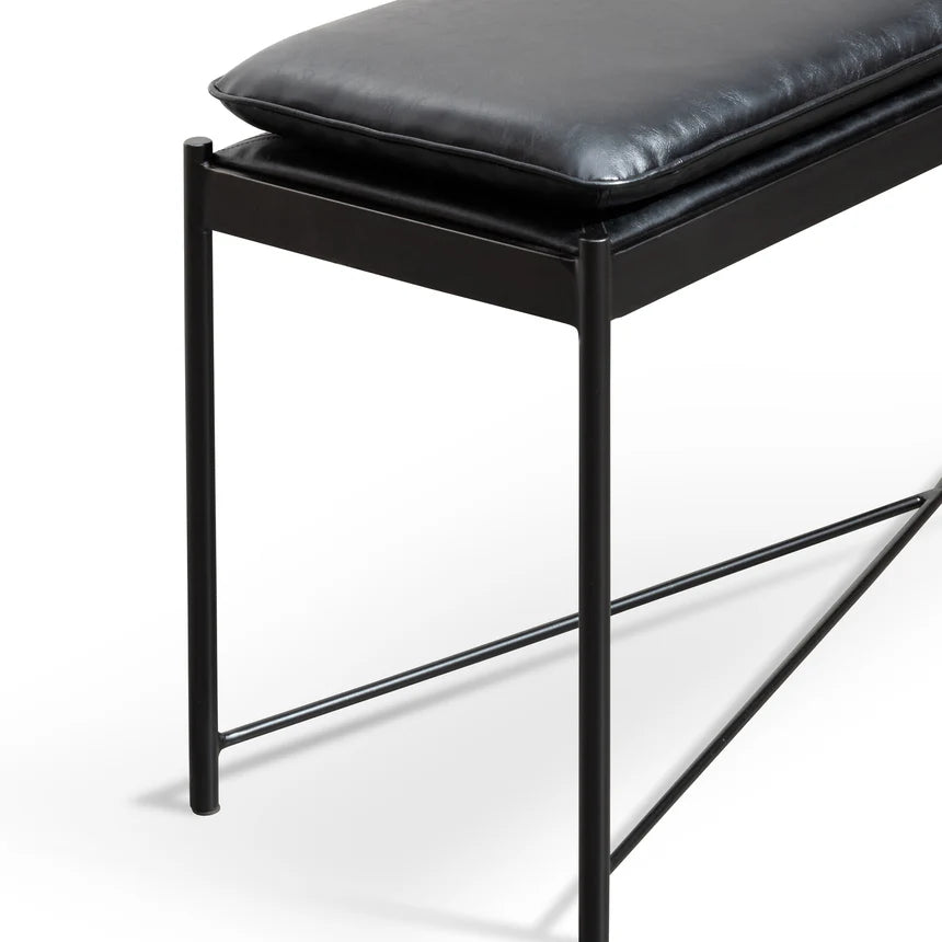 Versatile Accent Ottoman 132cms - Black