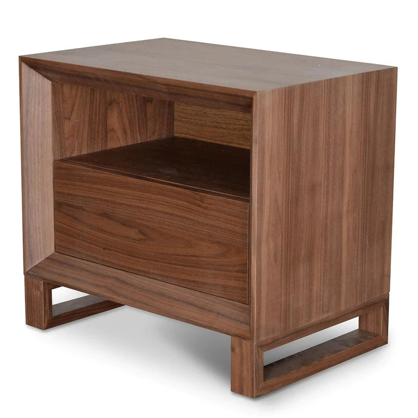 Versatile Bedside Table - Walnut