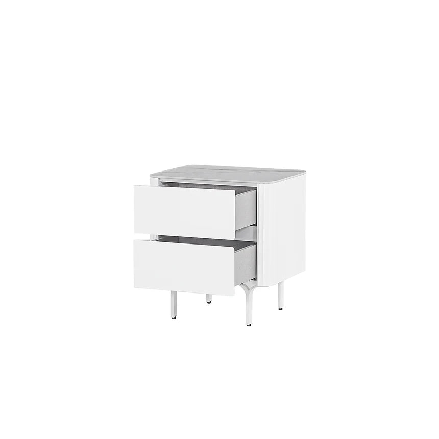 Versatile Bedside Table - White