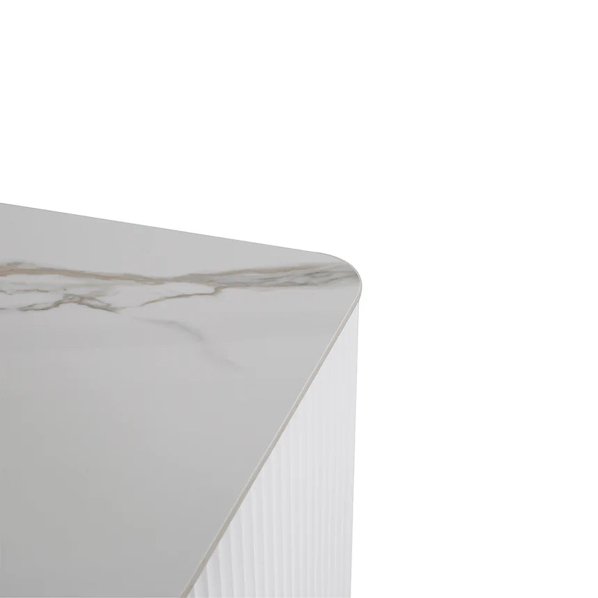 Versatile Bedside Table - White