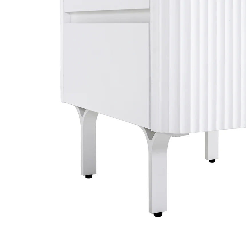 Versatile Bedside Table - White