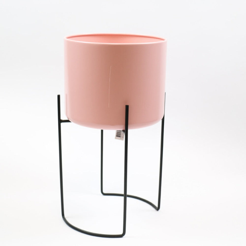 Versatile Pink and Black Plant Stand