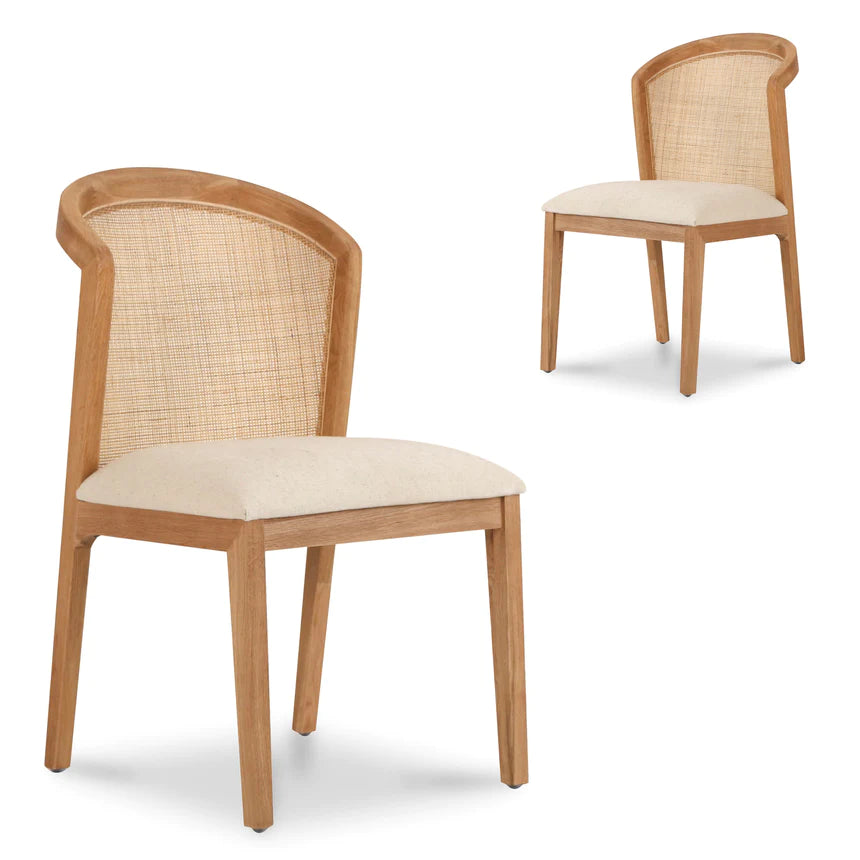 Versatile Seating Dining Chair - Natural (Set of 2)