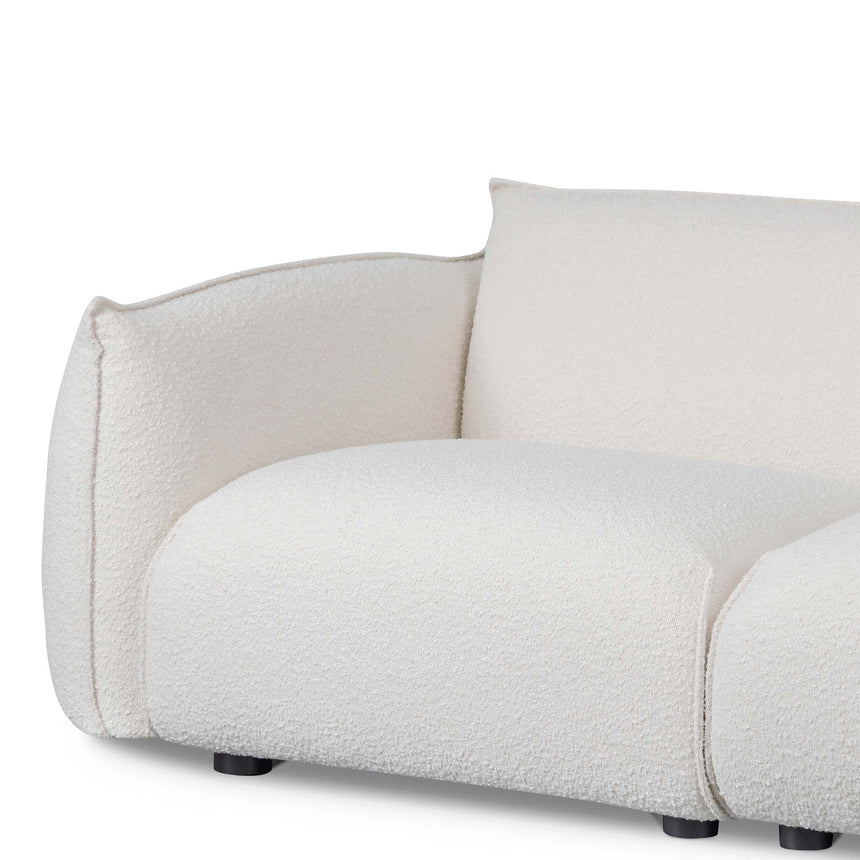 Versatile Style 3-Seater Sofa - White Wash Boucle