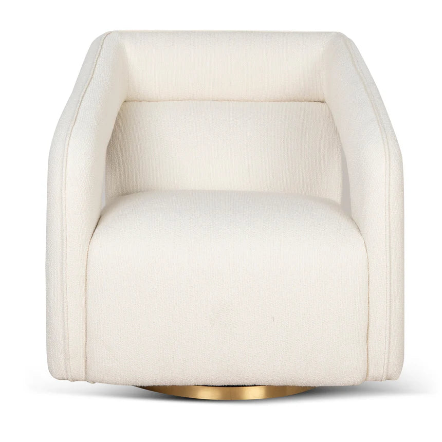 Versatile Style Polyester White Armchair