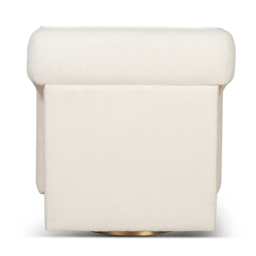 Versatile Style Polyester White Armchair