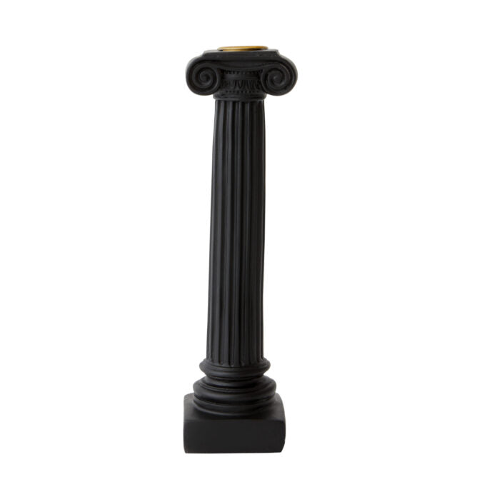 Versatile Thin Pillar Candle Holder - Black