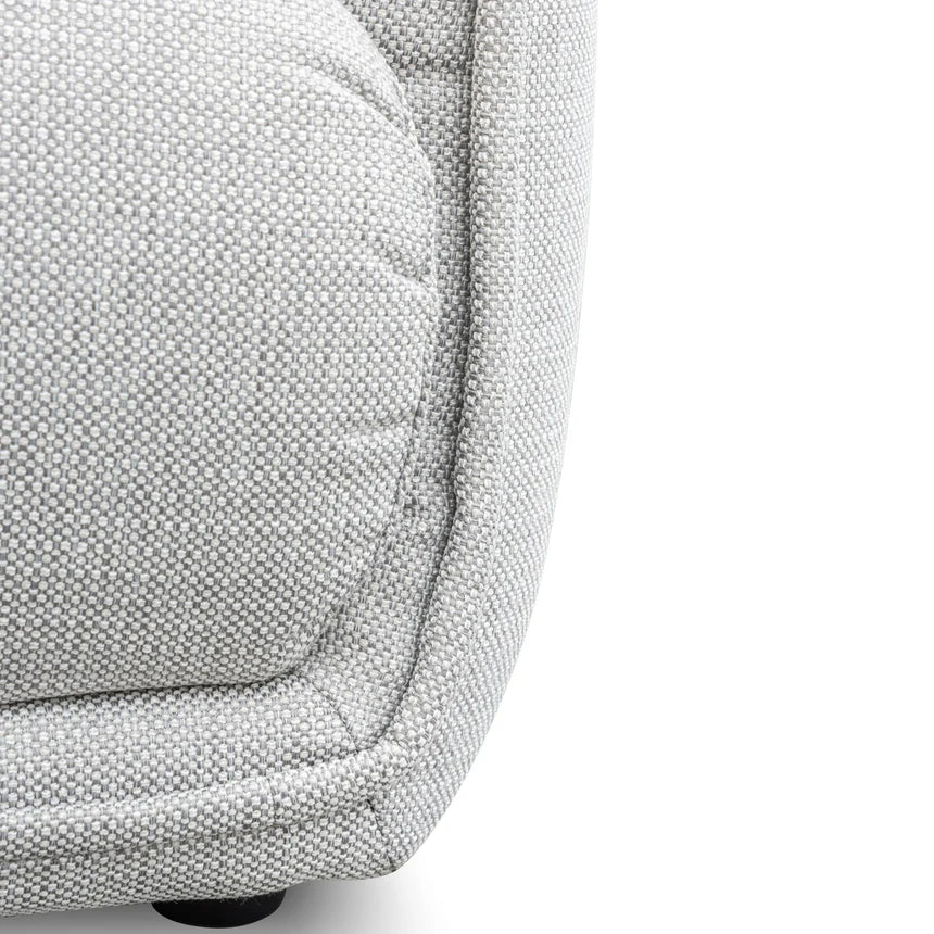 Versatile Vibes 3-Seater Fabric Sofa - Light Texture Grey