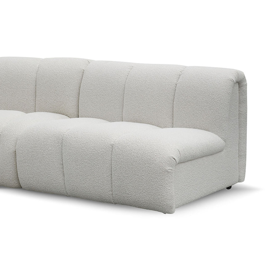 Versatile and Stylish Modular Sofa - Pearl Boucle