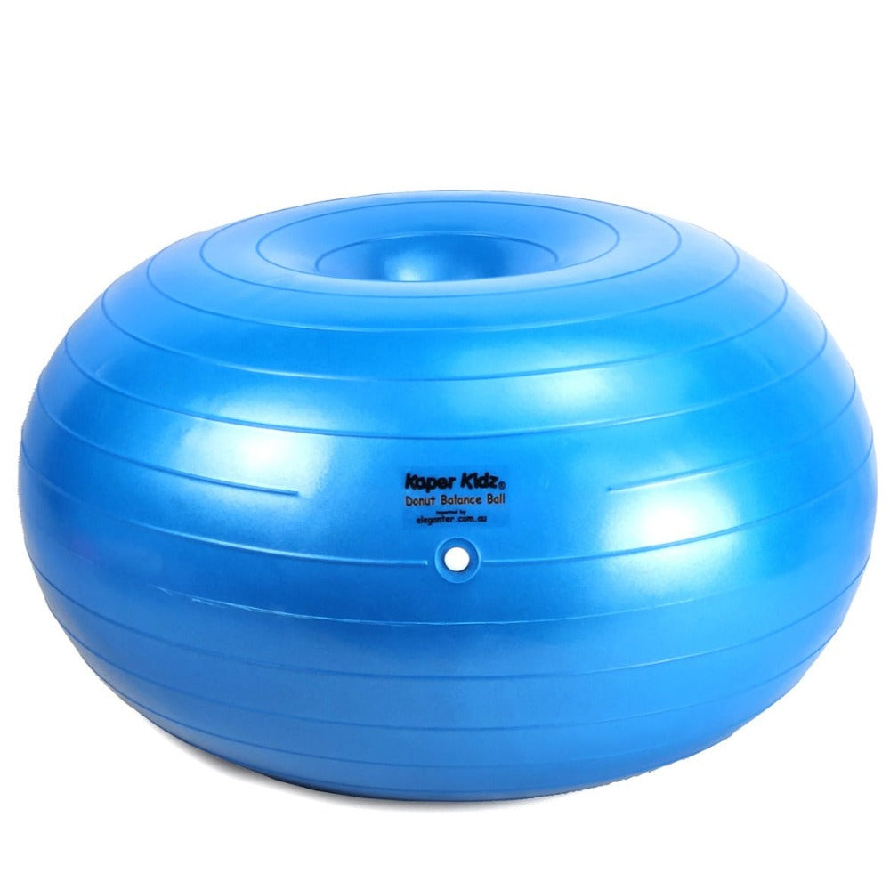 Vibrant and Kid-Friendly Donut Balance Ball - Blue