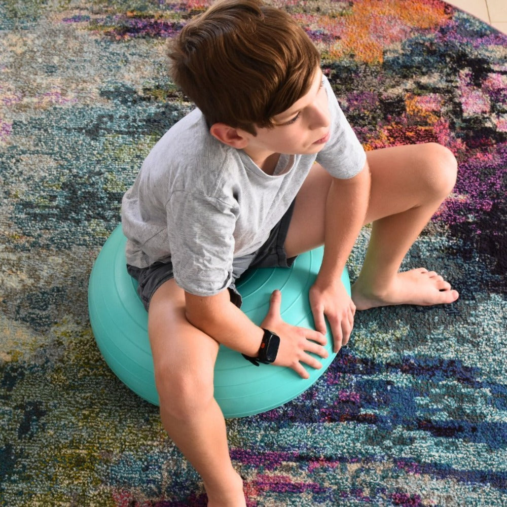 Vibrant and Kid-Friendly Donut Balance Ball - Green