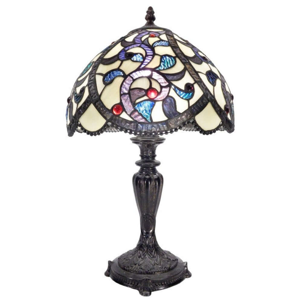 Vines Tiffany Style Stained Glass Table Lamp