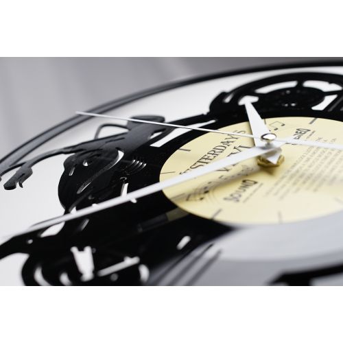 Vinyl Freedom Motor Wall Clock - 30cms