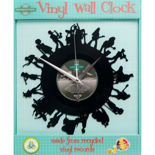 Vinyl Music Band Designer Wall Clock - 30cms