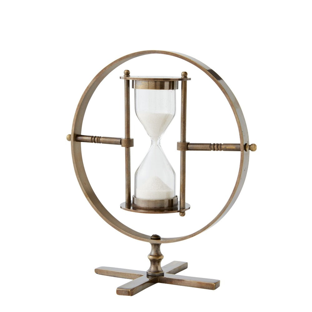 Vitruvian Brass Sand Timer